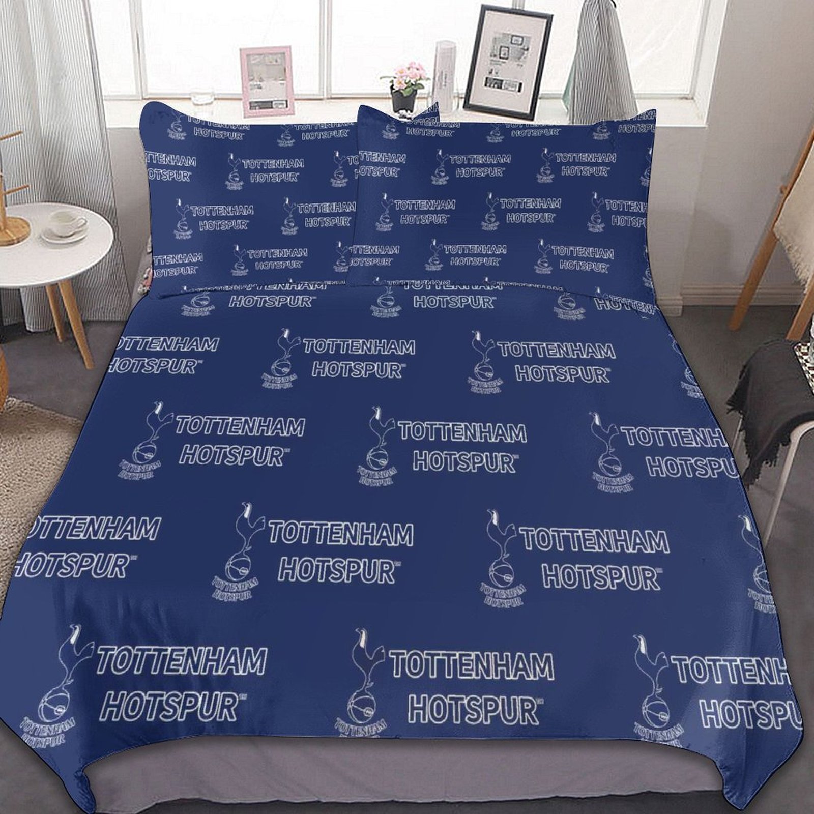 Tottenham Hotspur Bettwäscheset 3 Stück Kinder Erwachsene Steppdeckenbezug Steppdeckenbezug Multi Size Laken Set Tottenham Hotspur Bettwäscheset 3 Stück Kinder Erwachsene Steppdeckenbezug Steppdeckenbezug Multi Size Laken Set