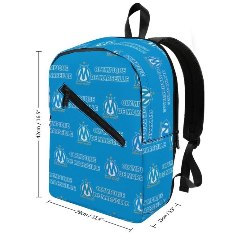 Olympique De Marseille Unisex Backpack Rucksack Outdoor Wanderrucksack