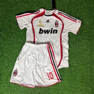 AC Mailand Ronaldinho 10 Retro Auswärtstrikot Kinder 2006-2007