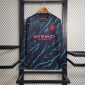 Man City Langarm Third Trikot 2023-2024