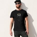Juventus FC Core Stretch Slim Cneck Gildan Tee T-Shirt Herren