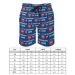 FC Heidenheim Herren Badehose Schnelltrocknende Strandshorts Mit Tasche Kordelzug Shorts