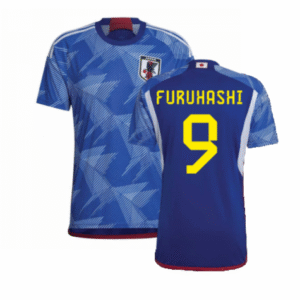 Japan Kyogo Furuhashi 9 Home Trikot WM 2022