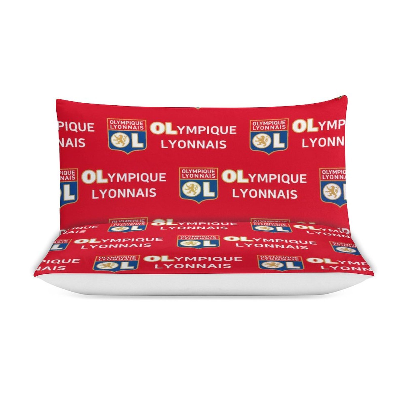 Olympique Lyonnais Bettwäscheset 3 Stück Kinder Erwachsene Steppdeckenbezug Steppdeckenbezug Multi Size Laken Set Olympique Lyonnais Bettwäscheset 3 Stück Kinder Erwachsene Steppdeckenbezug Steppdeckenbezug Multi Size Laken Set