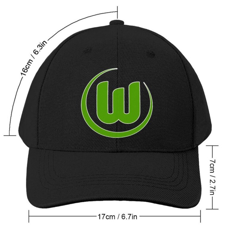 Unisex VfL Wolfsburg Baseball Cap Verstellbar Reine Farbe Baseballkappe Mütze