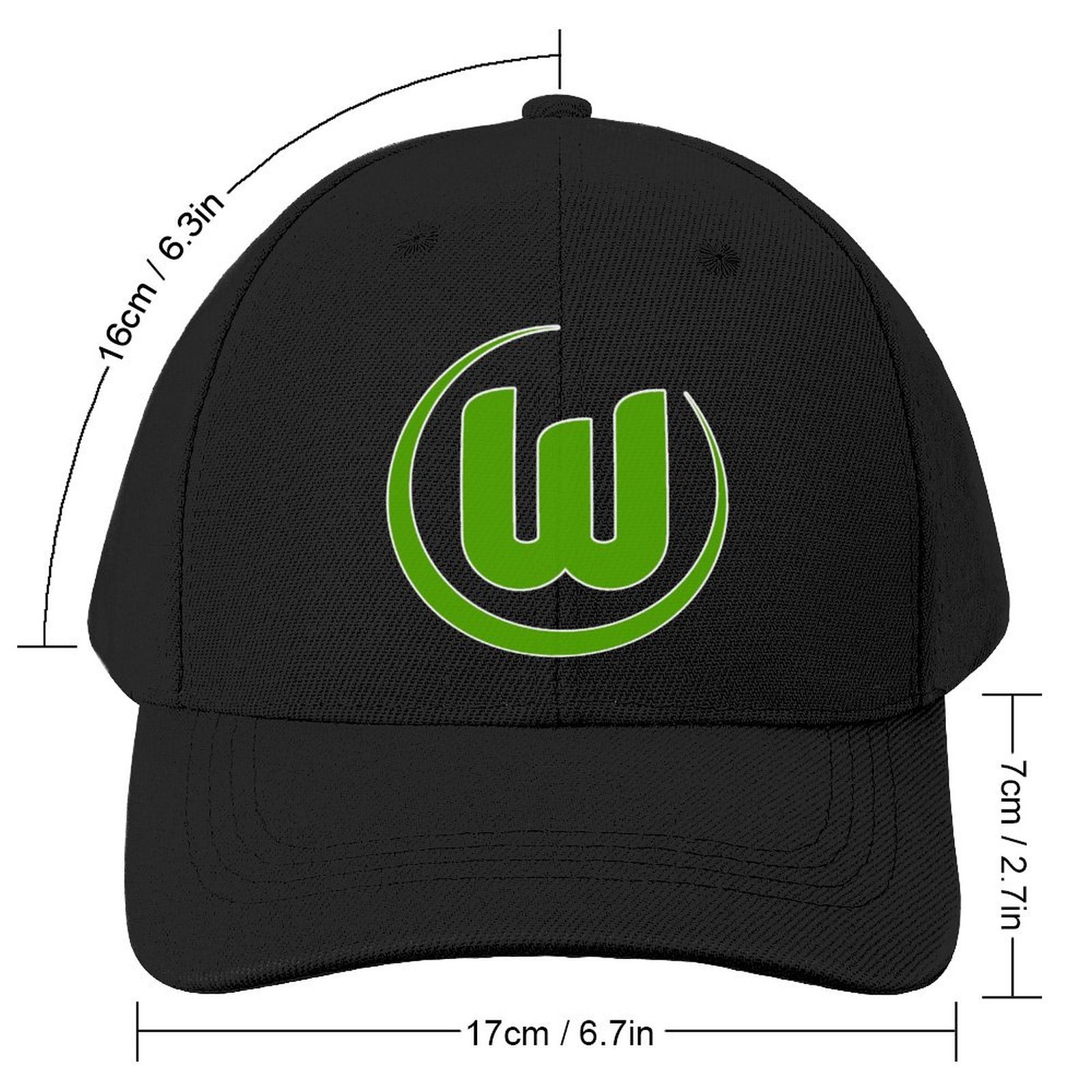 Unisex VfL Wolfsburg Baseball Cap Verstellbar Reine Farbe Baseballkappe Mütze Unisex VfL Wolfsburg Baseball Cap Verstellbar Reine Farbe Baseballkappe Mütze