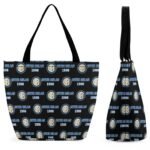 Inter Mailand Frauen Tragetasche Oxford-Stoff Einkaufsbeutel Tote Bag