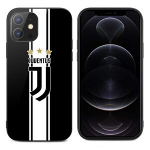 Juventus FC Stoßfest Glaskasten Handyhüllen & Cover Für IPhone 12