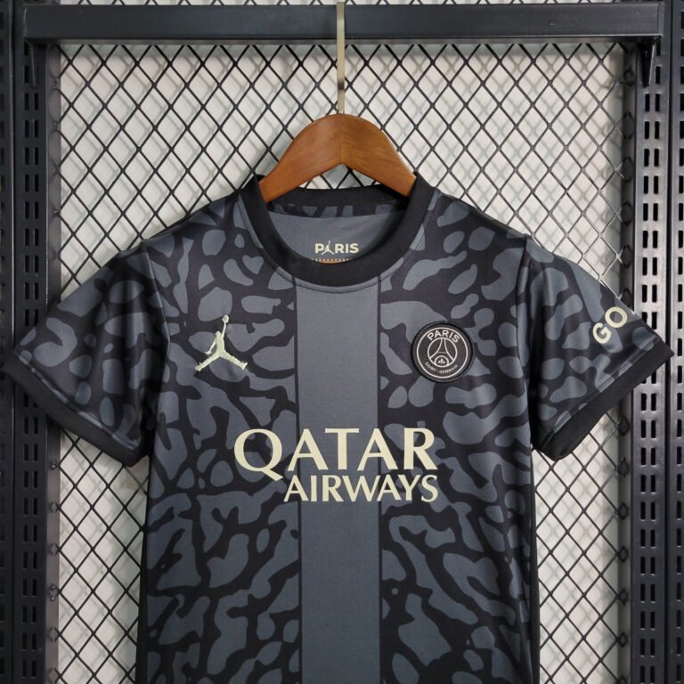 PSG Kylian Mbappé 7 Third Trikot Kinder Mini Kit 2023-2024