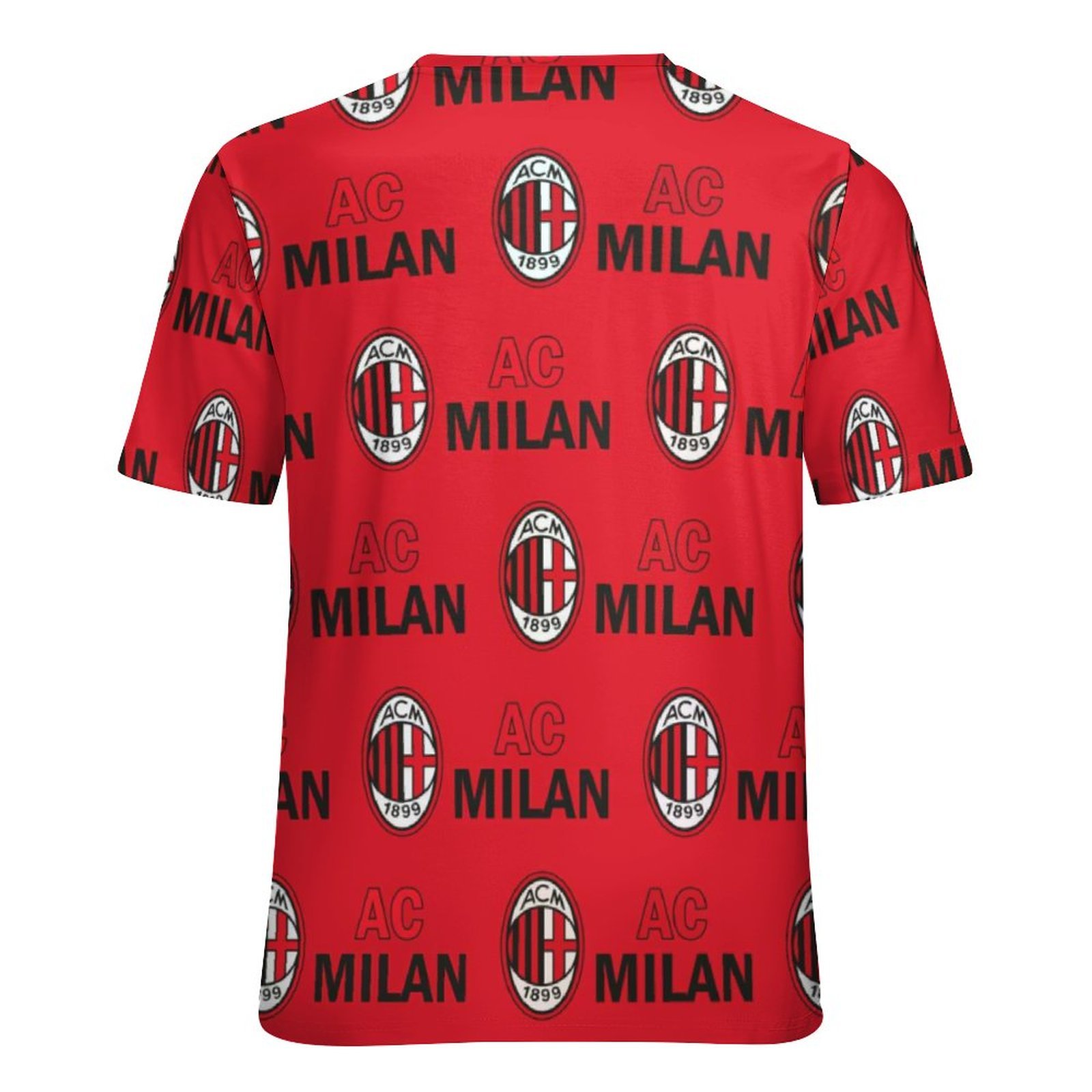 AC Mailand Unisex 3D Vollständig Druck Kurzarm T-Shirts Beiläufige Tee Tops AC Mailand Unisex 3D Vollständig Druck Kurzarm T-Shirts Beiläufige Tee Tops