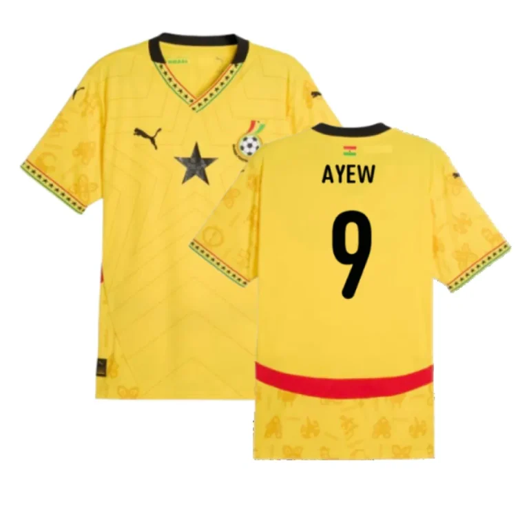 Ghana Jordan Ayew 9 Home Trikot 2024-2025
