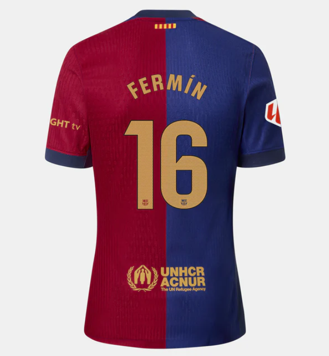 FC Barcelona Fermín López 16 Home Trikot 2024-2025