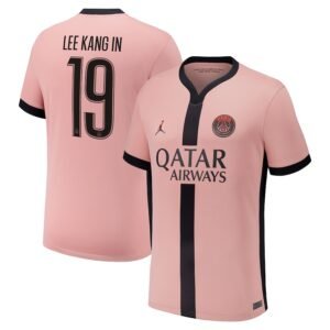 Paris Saint-Germain Lee Kang In 19 Third Trikot 2024-2025