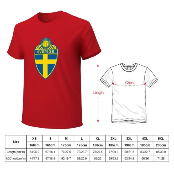 Schweden Stretch Slim Cneck Gildan Tee T-Shirt Herren