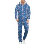 Bayern München Lässiges Sweatshirt-Set 2 Sätze Kapuzen-Sweatpants