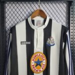 Newcastle United Langarm Home Retro Trikot 1997-1999