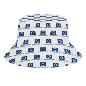 Hamburger SV Karomuster Sommer Sonnenhut Reversible Bucket Hat