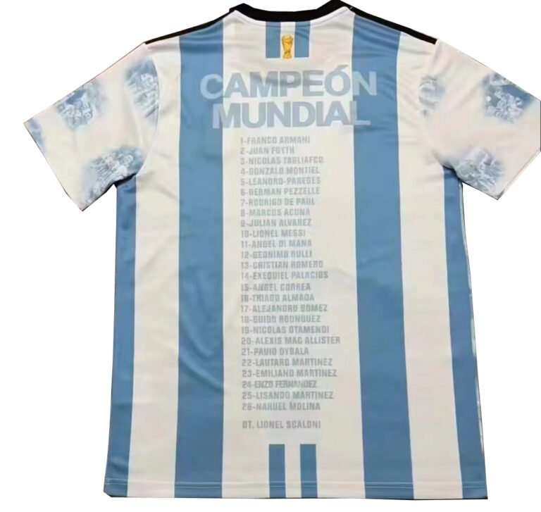 Argentinien Gedenkausgabe Sondertrikot WM 2022 Meister Mit 3 Sterne
