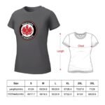 Eintracht Frankfurt Damen Kurzarm Rundhals T-Shirt Casual Sommer Tops