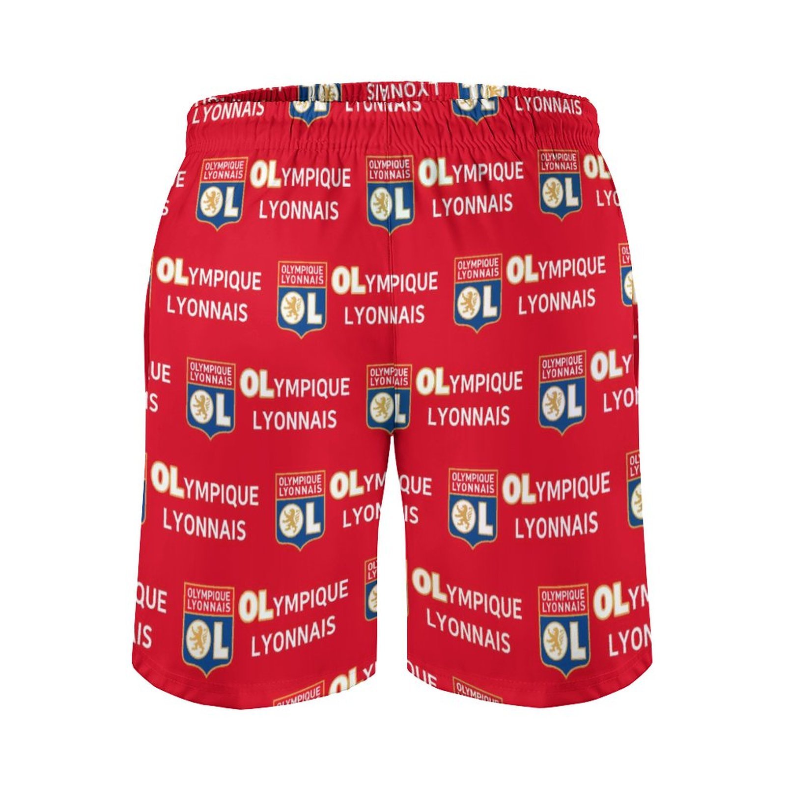 Olympique Lyonnais Herren Badehose Schnelltrocknende Strandshorts Mit Tasche Kordelzug Shorts Olympique Lyonnais Herren Badehose Schnelltrocknende Strandshorts Mit Tasche Kordelzug Shorts