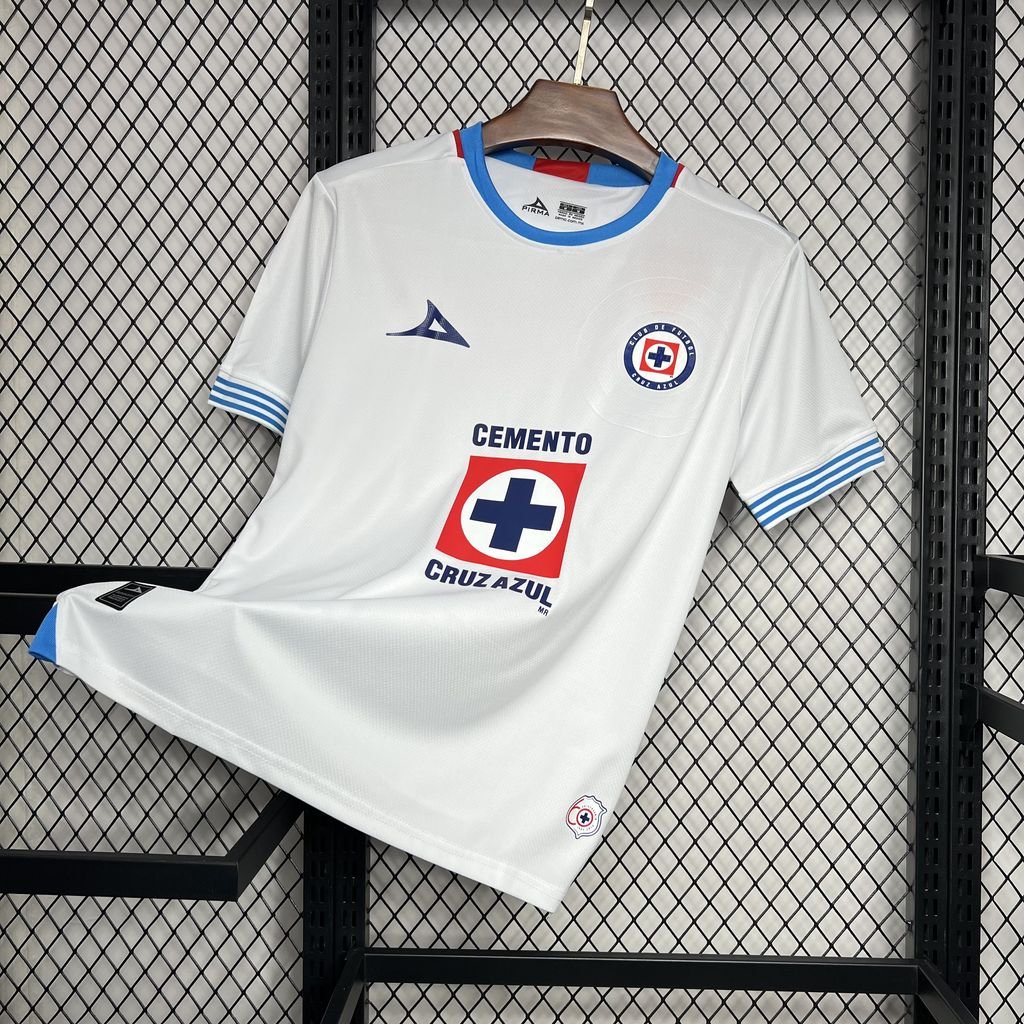 Cruz Azul Away Trikot 2024-2025 - Weiß Cruz Azul Away Trikot 2024-2025 - Weiß