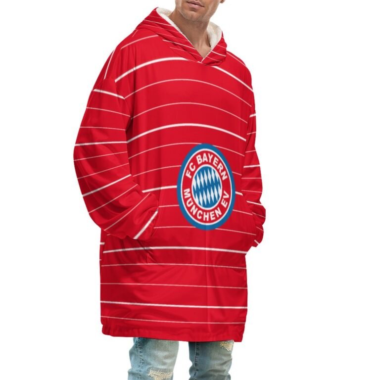 Bayern München Deckenhemd Mit Kapuze Für Erwachsene