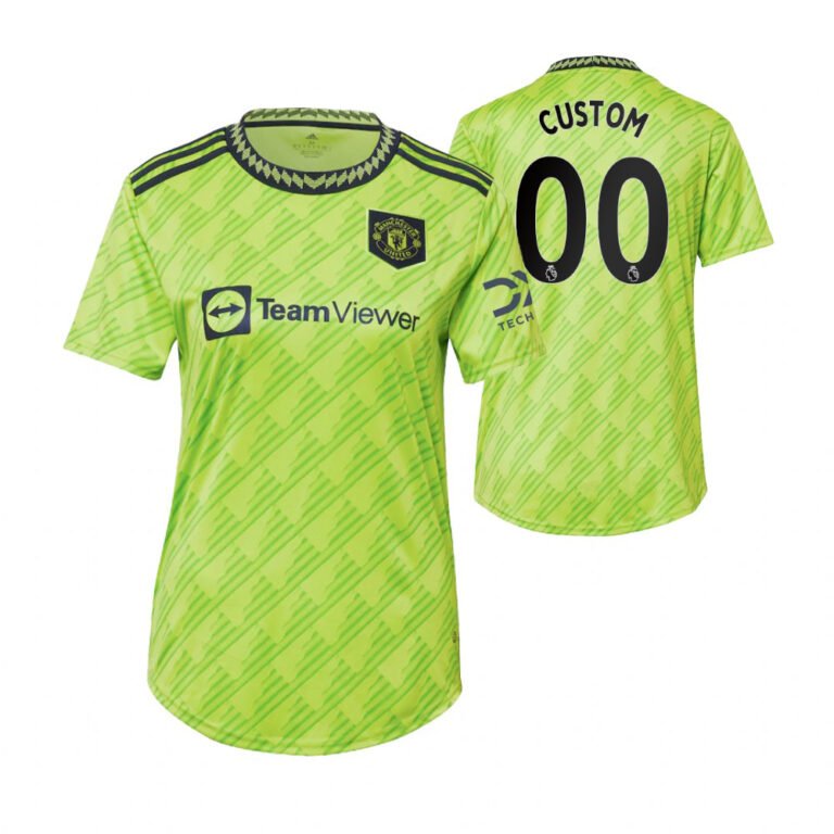 Frauen Manchester United Third Trikot 2022-2023 ( Aufdruck Dein Name )