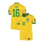 Brasilien Renan Lodi 16 Home Trikot 2020-2021