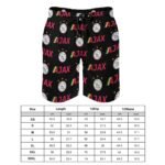 Ajax Staaten Herren Badehose Schnelltrocknende Strandshorts Mit Tasche Kordelzug Shorts