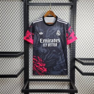 Real Madrid Dragon Sonderausgabe Trikot 2024-2025 - Schwarz Rosa