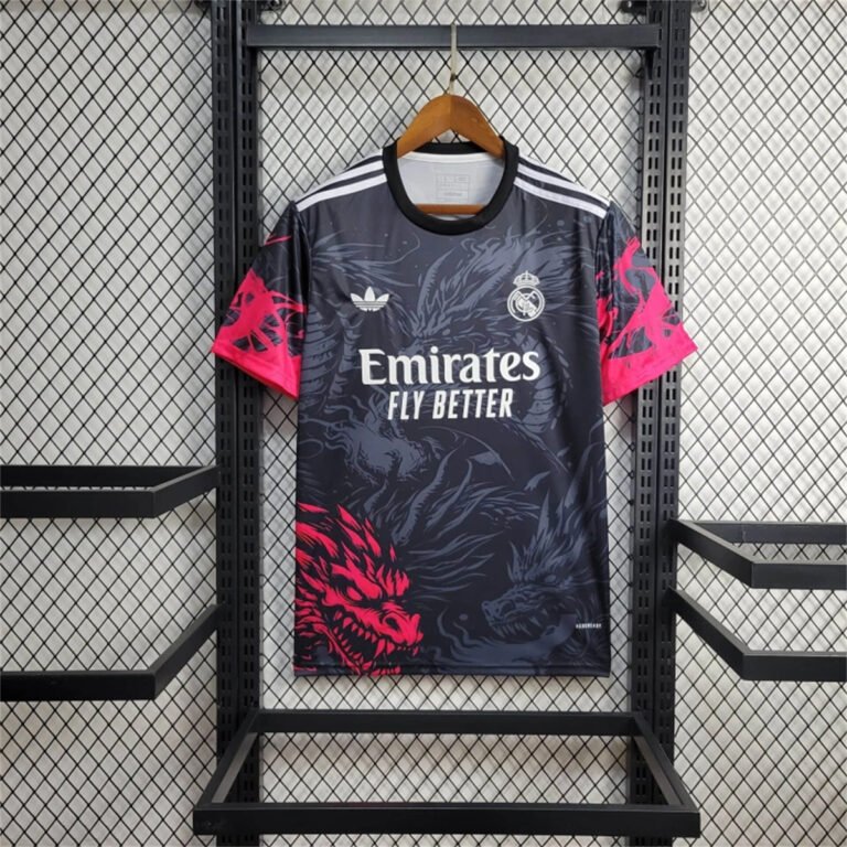Real Madrid Dragon Sonderausgabe Trikot 2024-2025 - Schwarz Rosa