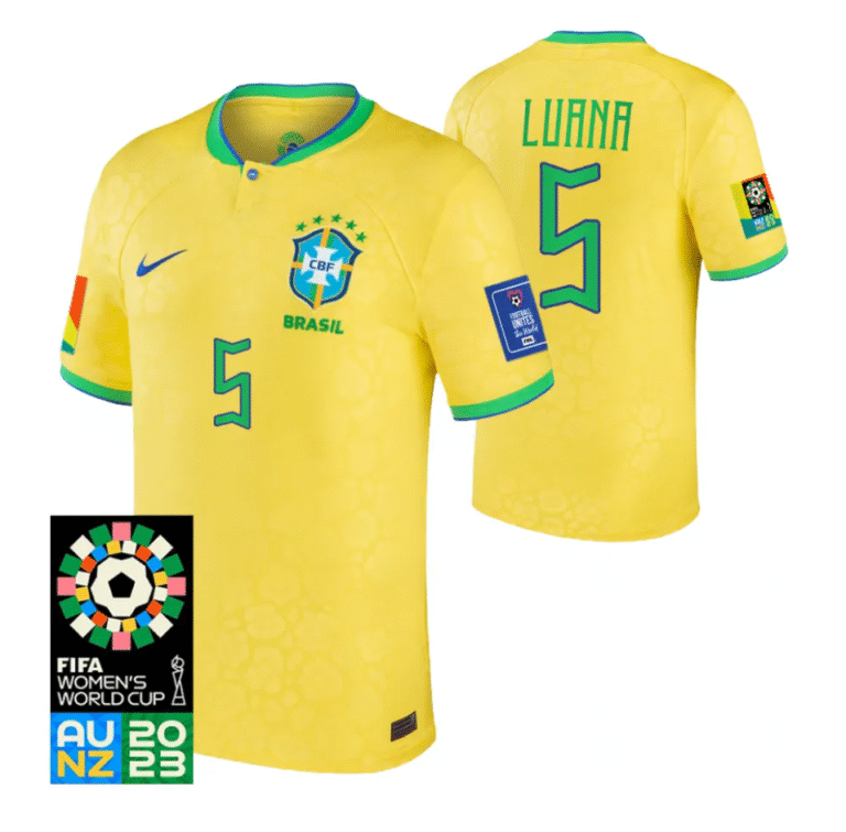 Brasilien Luana 5 Home Trikot Herren WM 2023