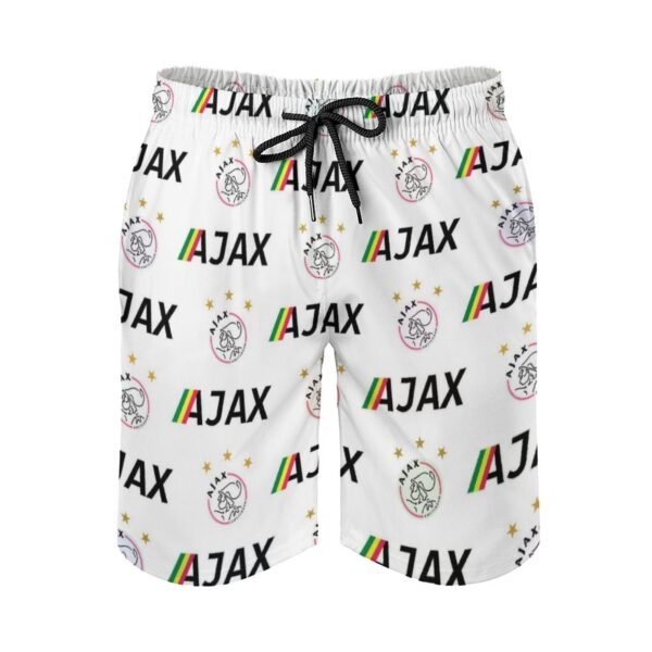 Ajax Staaten Herren Badehose Schnelltrocknende Strandshorts Mit Tasche Kordelzug Shorts