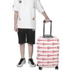 Mainz 05 Gepäckschutz Elastisches Design Staubdicht Und Anti-Kratz-Gepäckhülle