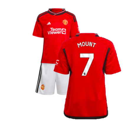 Manchester United Mason Mount 7 Heimtrikot Kinder 2023-2024
