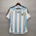 Argentinien Lionel Messi 19 Home Retro Trikot WM 2006
