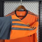 Real Madrid Retro Langarm Third Trikot 2013-2014 - Orange