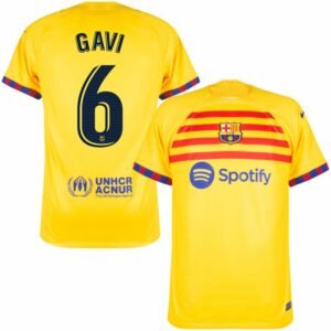 FC Barcelona Gavi 6 Senyera 4. Trikot 2022-2023