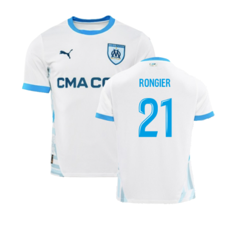 Olympique Marseille Valentin Rongier 21 Home Trikot 2024-2025