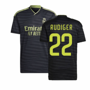 Real Madrid Antonio Rüdiger 22 Third Trikot 2022-2023