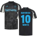 Bayer Leverkusen Florian Wirtz 10 Third Trikot 2024-2025