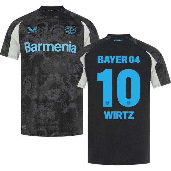 Bayer Leverkusen Florian Wirtz 10 Third Trikot 2024-2025