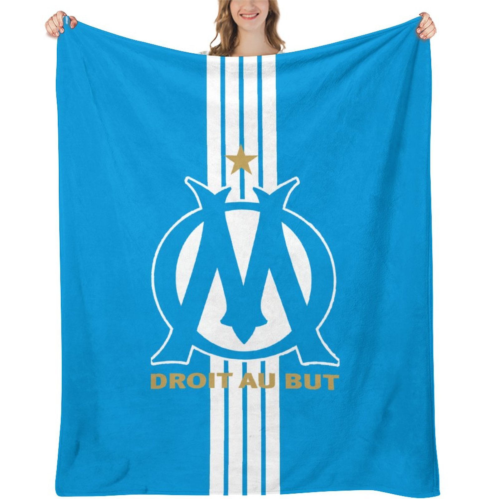Olympique De Marseille Decken, Superweiche Decken, Verschiedene Größen Von Decken Olympique De Marseille Decken, Superweiche Decken, Verschiedene Größen Von Decken