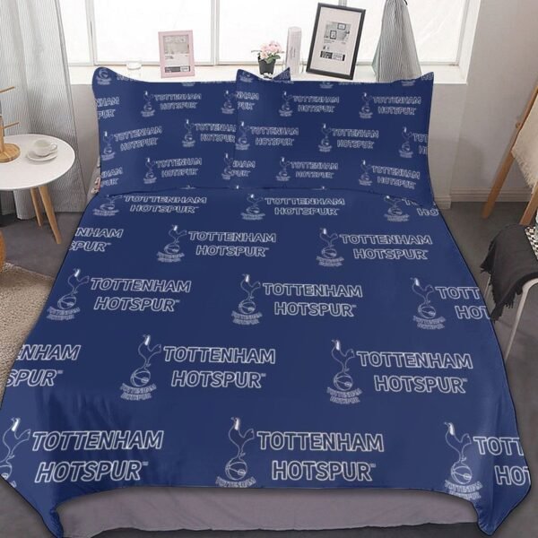 Tottenham Hotspur Bettwäscheset 3 Stück Kinder Erwachsene Steppdeckenbezug Steppdeckenbezug Multi Size Laken Set