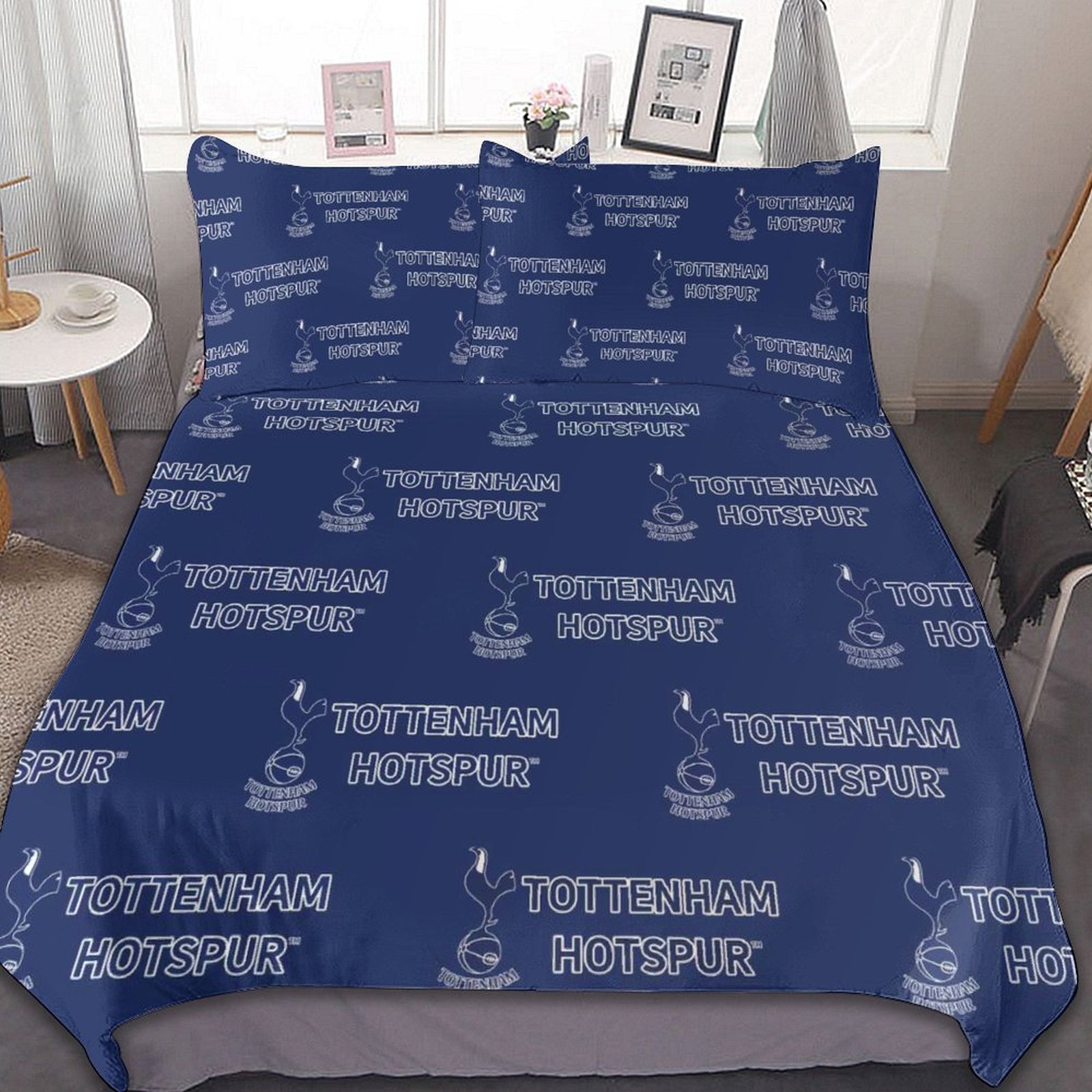 Tottenham Hotspur Bettwäscheset 3 Stück Kinder Erwachsene Steppdeckenbezug Steppdeckenbezug Multi Size Laken Set Tottenham Hotspur Bettwäscheset 3 Stück Kinder Erwachsene Steppdeckenbezug Steppdeckenbezug Multi Size Laken Set