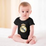 Real Madrid Baby Bodysuit Strampler Schlafanzug Mit Kurzen Ärmeln