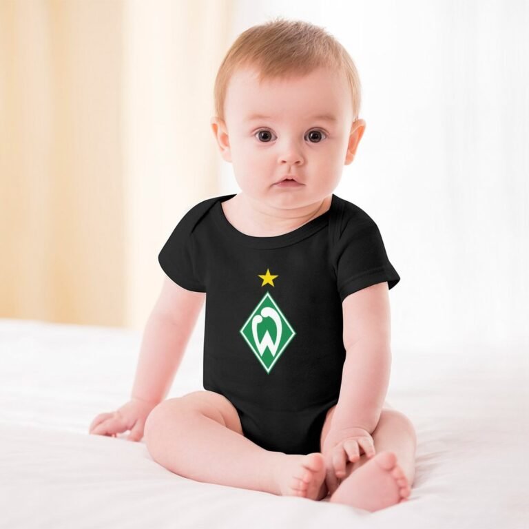 Werder Bremen Baby Bodysuit Strampler Schlafanzug Mit Kurzen Ärmeln