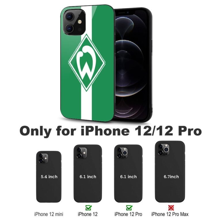 Werder Bremen Stoßfest Glaskasten Handyhüllen & Cover Für IPhone 12