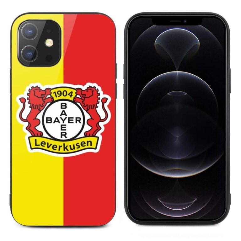 Bayer Leverkusen Stoßfest Glaskasten Handyhüllen & Cover Für IPhone 12