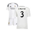 Real Madrid Éder Militão 3 Heimtrikot Kinder 2024-2025